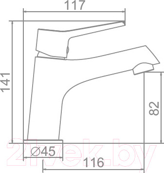 Изображение товара Смеситель Ledeme L1069B