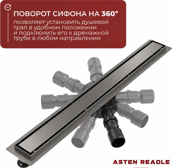 Изображение товара Трап для душа Asten Readle AR0102-60GM