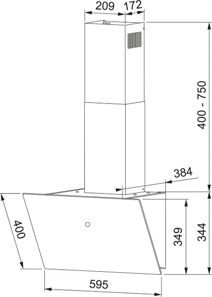 Изображение товара Вытяжка наклонная Franke Reflect WH 60 (330.0702.910)