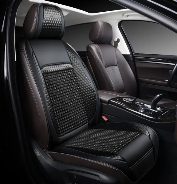 Изображение товара Накидка на автомобильное сиденье PSV Wood Front / 136129 (черный/синий)