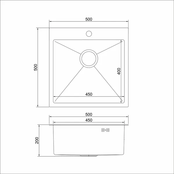 Изображение товара Мойка кухонная Mixline Pro 559602 (черный графит, с сифоном)