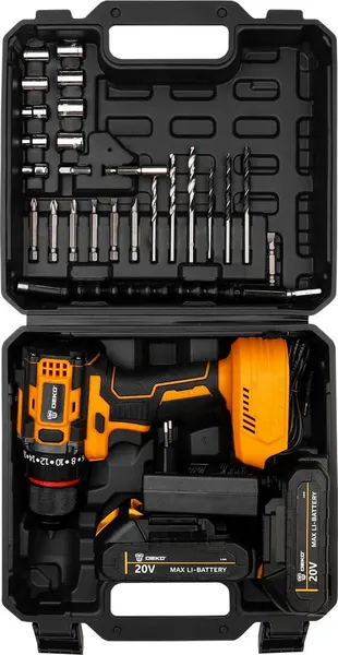 Изображение товара Аккумуляторная дрель-шуруповерт Deko DKCD20 Compact / 081-1192