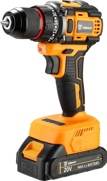 Изображение товара Аккумуляторная дрель-шуруповерт Deko DKCD20 Compact / 081-1192
