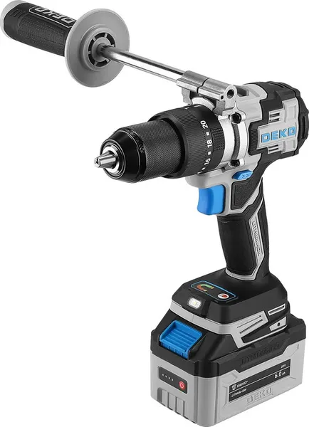 Изображение товара Аккумуляторная дрель-шуруповерт Deko DKCD20V Pro Impact / 081-1199