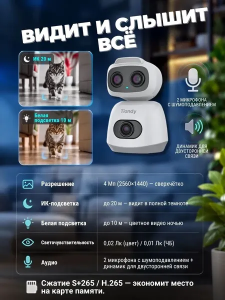 Изображение товара IP-камера Tiandy TC-H3C3E 9DB-12X