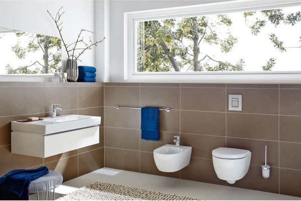 Изображение товара Инсталляция для унитаза GROHE Rapid SL 38772001 (с кнопкой, хром)