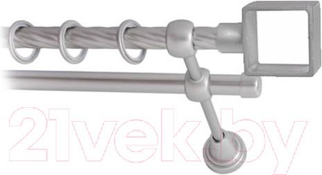 Изображение товара Карниз для штор Lm Decor Куб 177 2р витой (сатин,1.8м)