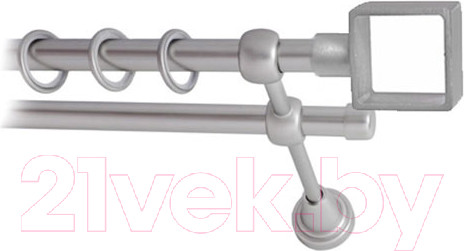 Изображение товара Карниз для штор Lm Decor Куб 177 2р гладкий (сатин, 1.6м)