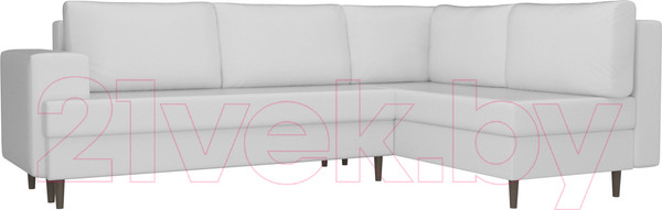 Изображение товара Диван угловой Лига Диванов Сильвана 198 правый (экокожа белый)