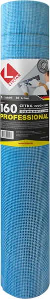 Стеклосетка Lihtar Фасадная Professional 160 (1700) 5x5 1x50м  (ГОСТ)