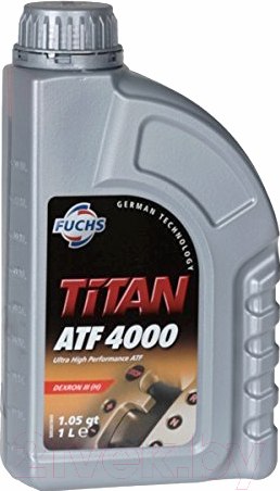 Изображение товара Трансмиссионное масло Fuchs Titan ATF 4000 Dexron III H / 601427107 (1л, красный)