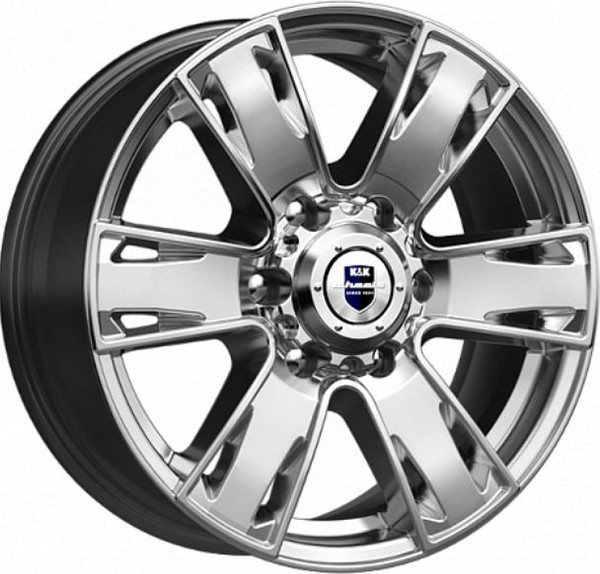 Изображение товара Литой диск K&K Севенна (КС726) 17x7" 6x139.7мм DIA 100.1мм ET 33мм (Дарк платинум)
