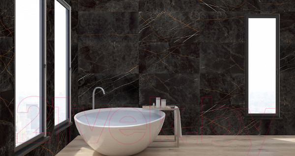 Изображение товара Плитка Керамика будущего Идальго Хоум Сандра черный MR (1200х600)