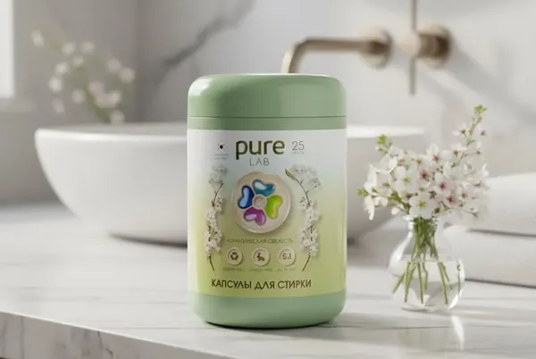 Изображение товара Капсулы для стирки Pure Lab Атлантическая Свежесть (25шт)