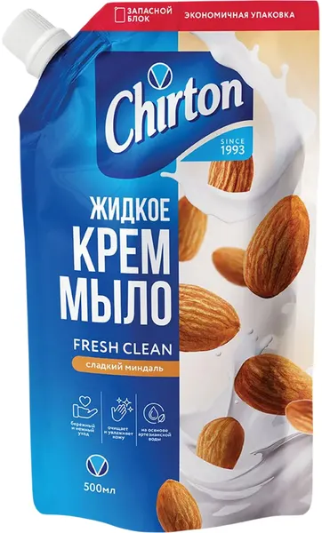 Изображение товара Мыло жидкое Chirton Сладкий Миндаль (500мл)