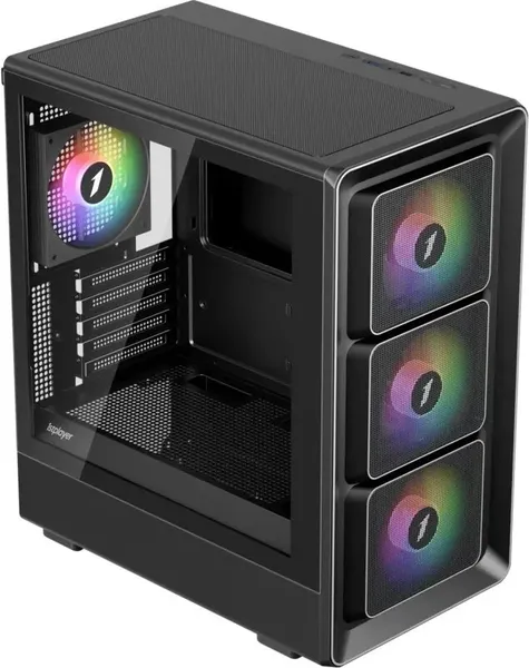 Изображение товара Корпус для компьютера 1stPlayer BR5 / BR5-BK-4FA7 (черный, без БП)