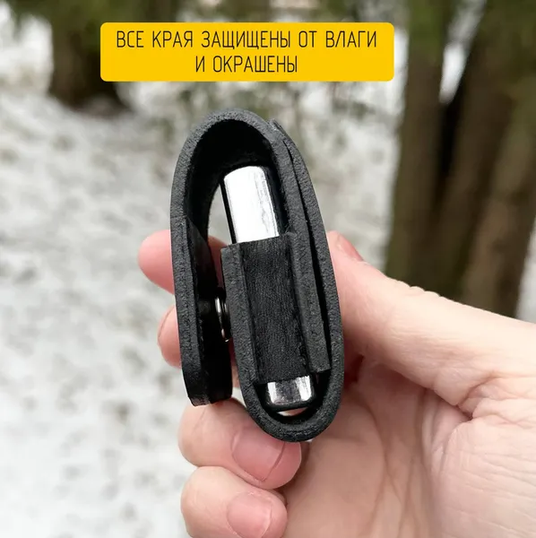 Изображение товара Чехол для зажигалки Wolves 6482 (натуральная кожа)