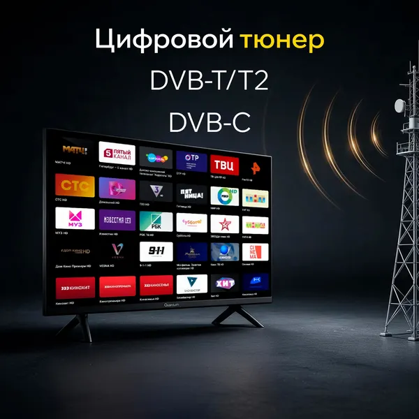 Изображение товара Телевизор QUANTUM 24" 24H5BQ