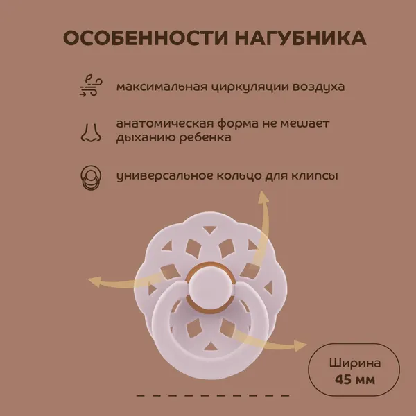 Изображение товара Пустышка Lubby 32156/12 (латексная)