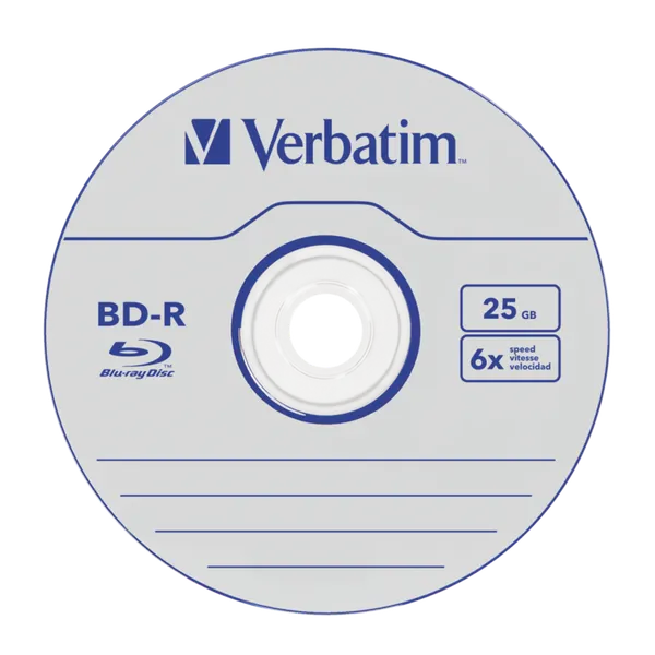 Изображение товара Набор дисков BD-R Verbatim 25ГБ 6x / 43836 (5шт, Jewel Case)