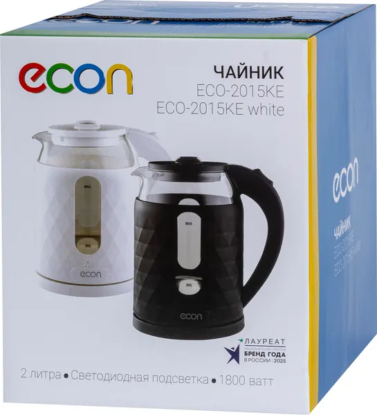 Изображение товара Электрочайник Econ ECO-2015KE (белый)
