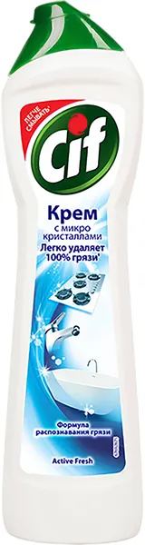 Изображение товара Универсальное чистящее средство Сиф Чистящий Крем. Актив Фреш (440мл)