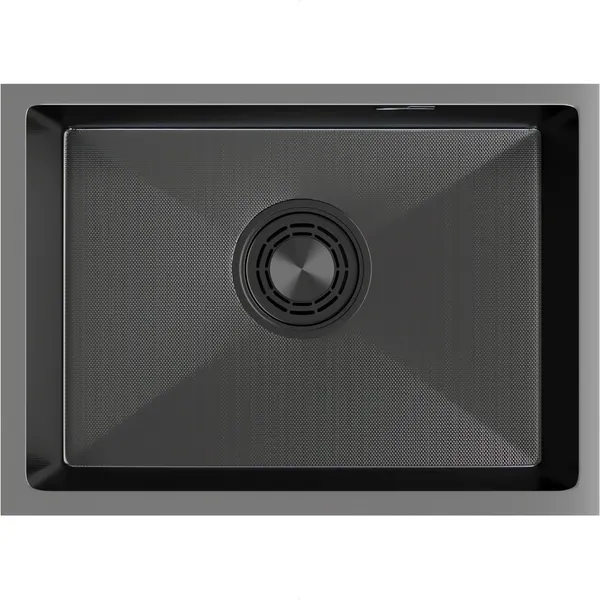 Изображение товара Мойка кухонная Mixline Pro 559609 (черный графит, с сифоном)