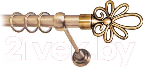 Изображение товара Карниз для штор Lm Decor Астра 170 1р гладкий (антик, 1.8м)