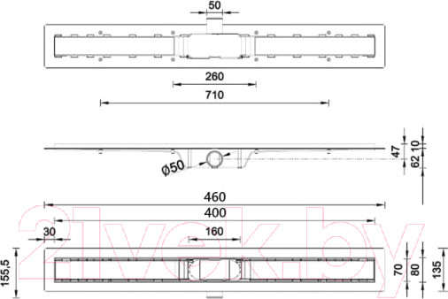 Изображение товара Трап для душа Styron Medium STY-M-40