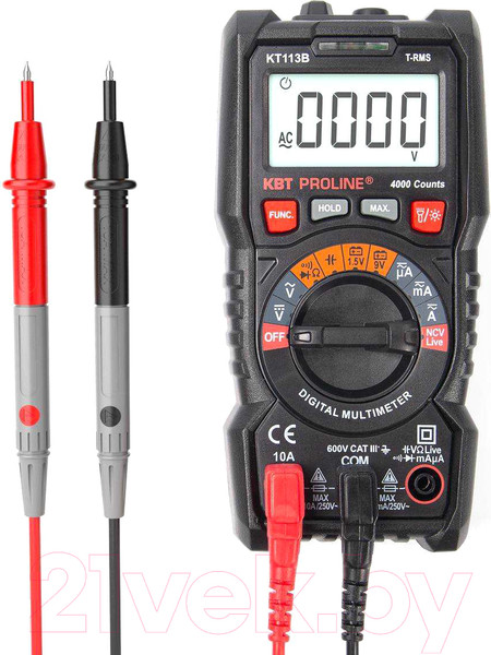 Изображение товара Мультиметр цифровой КВТ Proline KT 113B / 79125