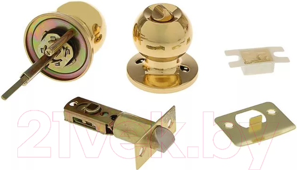 Изображение товара Ручка дверная Аллюр 5560 PB / 1190 (латунь)