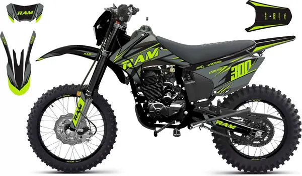 Изображение товара Мотоцикл RAM Enduro 300 без ПТС (зеленый)