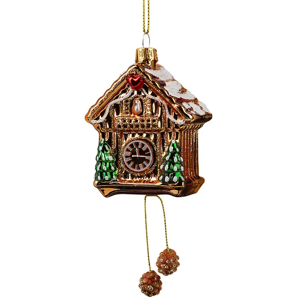 Изображение товара Елочная игрушка Erich Krause Decor. Часы с кукушкой / 65909