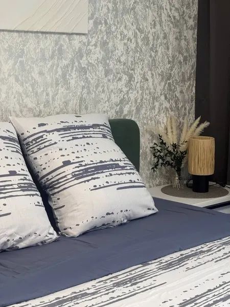 Изображение товара Комплект постельного белья Swed house Фланель Евро (серый)