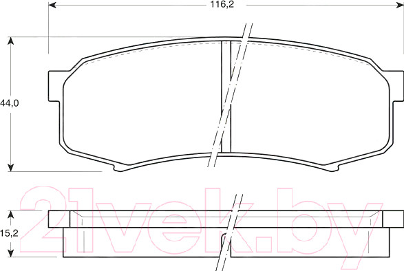 Изображение товара Тормозные колодки TRW GDB1182