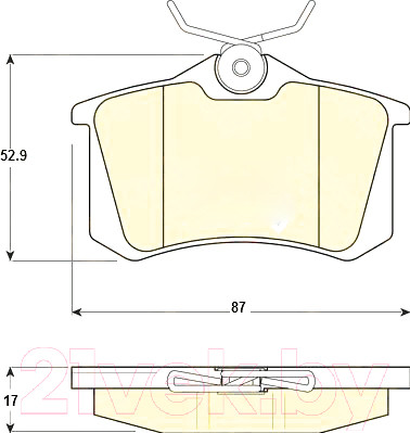 Изображение товара Тормозные колодки TRW GDB1330