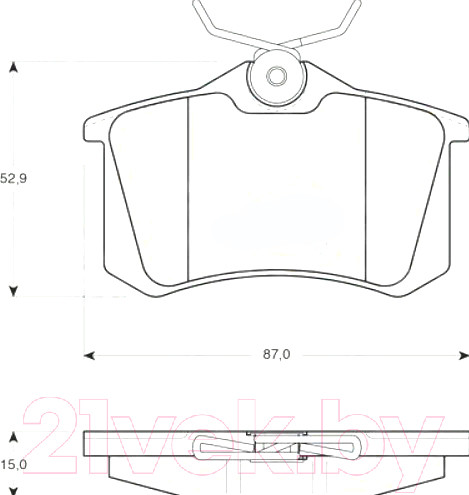Изображение товара Тормозные колодки TRW GDB823