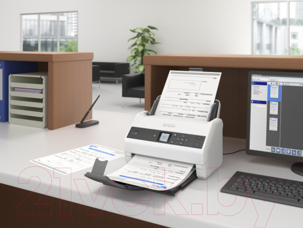 Изображение товара Протяжный сканер Epson WorkForce DS-870 (B11B250401)