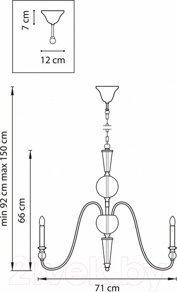Изображение товара Люстра Lightstar Ragno 732067