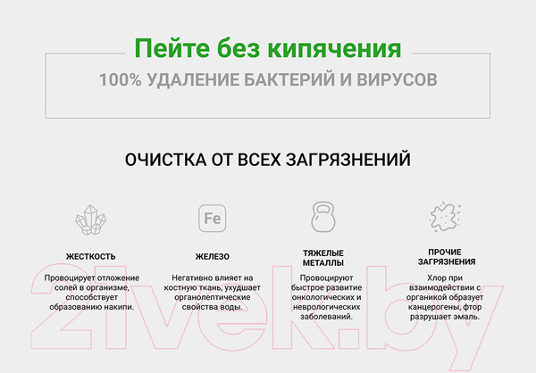 Изображение товара Комплект картриджей для фильтра Гейзер Престиж RO1