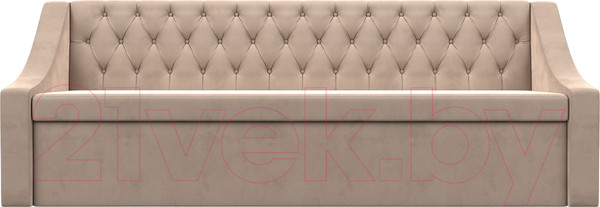 Изображение товара Скамья кухонная мягкая Лига Диванов Мерлин 203 / 101126 (велюр, бежевый)