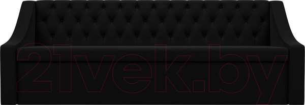 Изображение товара Скамья кухонная мягкая Лига Диванов Мерлин 203 / 101137 (микровельвет, черный)