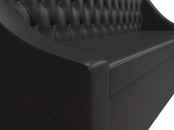 Изображение товара Скамья кухонная мягкая Лига Диванов Мерлин 203 / 101144 (экокожа, черный)