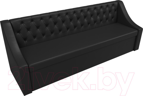 Изображение товара Скамья кухонная мягкая Лига Диванов Мерлин 203 / 101144 (экокожа, черный)