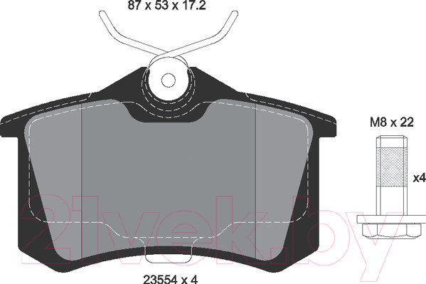 Изображение товара Тормозные колодки Textar 2355402