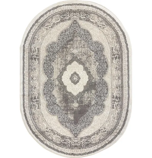 Изображение товара Коврик Behram Serena 0C676RE-CREAM-CREAM-OVAL (1.2x1.7)