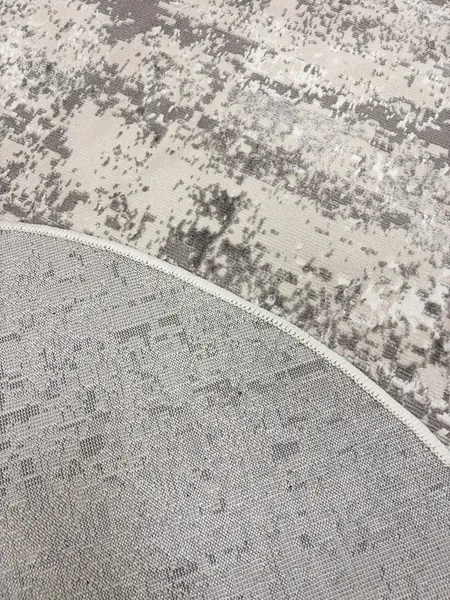 Изображение товара Коврик Behram Serena C596VRE-CREAM-GREY-OVAL (0.8x1.5)