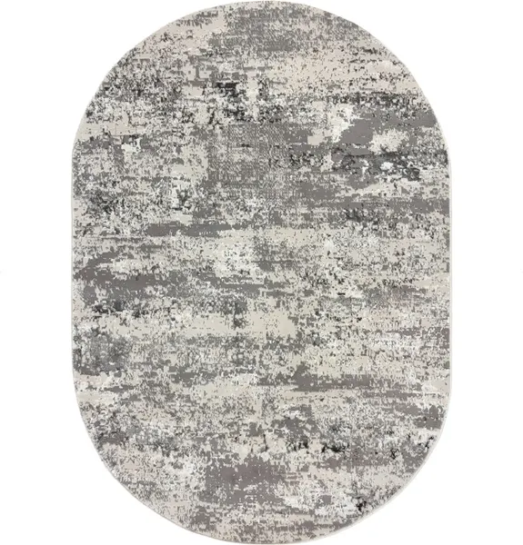 Изображение товара Коврик Behram Serena C596VRE-CREAM-GREY-OVAL (0.8x1.5)