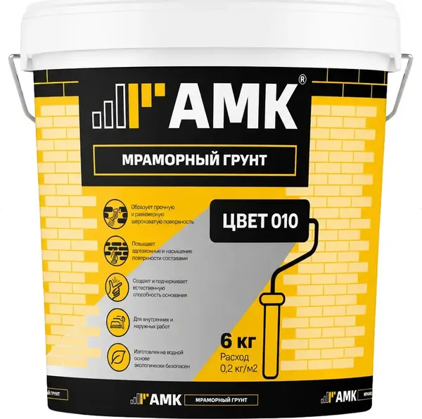 Изображение товара Грунтовка АМК Мраморная №010 (6кг)