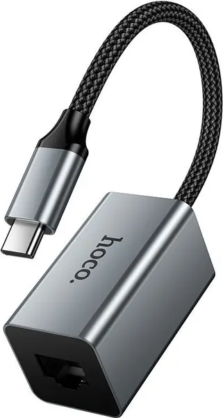 Изображение товара Адаптер Hoco UA48 Type-C в RJ45 (металлик)